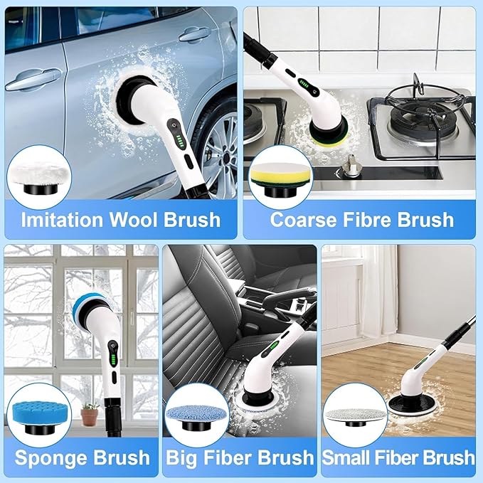 Cleanitic™ Electric Spin Scrubber (9 in 1)