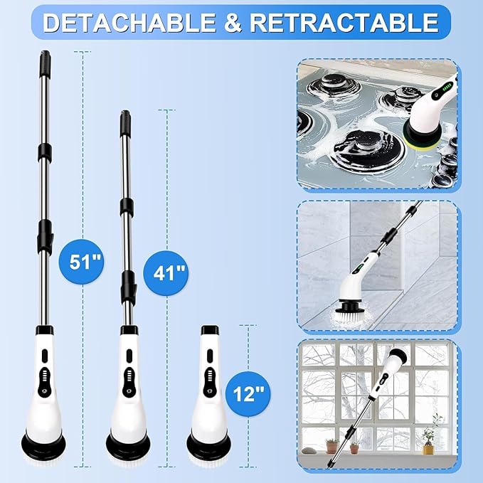 Cleanitic™ Electric Spin Scrubber (9 in 1)