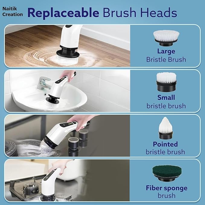Cleanitic™ Electric Spin Scrubber (9 in 1)